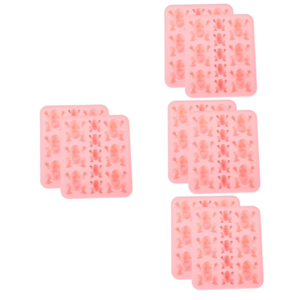 DOITOOL 4 Ensembles Moule Forme Pour Bonbons Gâteaux Pour Diy Cuisine Matériau Sûr Durable Coloris 2 Pièces * 4