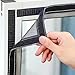 Produktbild 40x85cm Fliegengitter Fenster Insect Stop, Insektenschutz mit Klettband selbstklebend, Moskitonetze für Fenster schützen die Familie vor Insekten