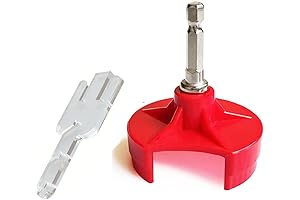 Addi Knitting Machine Drill Adapter Compatible, JILINWEI Removable Yarn Tensioner Adapters