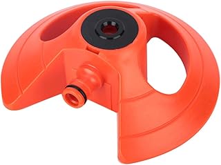 Tomantery Aspersor de jardim, aspersor de água de mangueira durável, irrigador giratório de boa rigidez, 360 graus ajustável para irrigação de jardim