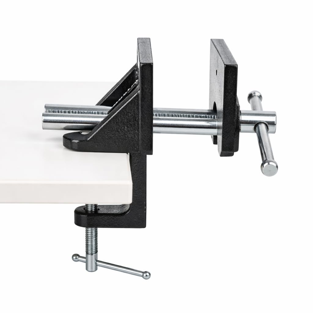 TOPWAY Morsa per Legno per Impieghi Gravosi da 6" 150mm, Morsa per Morsetto da Banco per la lavorazione del legno Strumenti Hardware per Falegnami