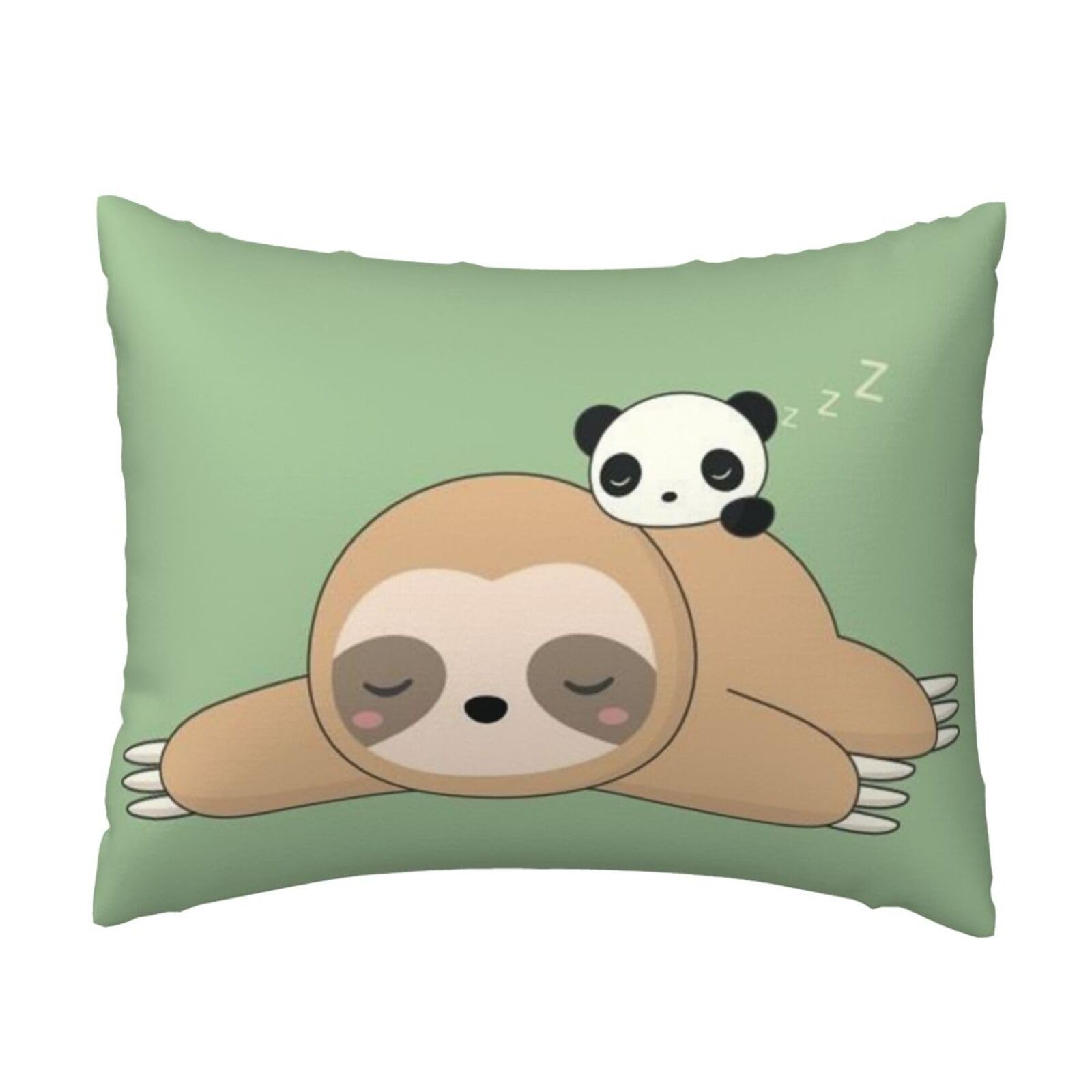 YFSGDLBN Cute Panda and Sloth printed Pillow Case 20x26in decorative Cushion Cover pillowcase