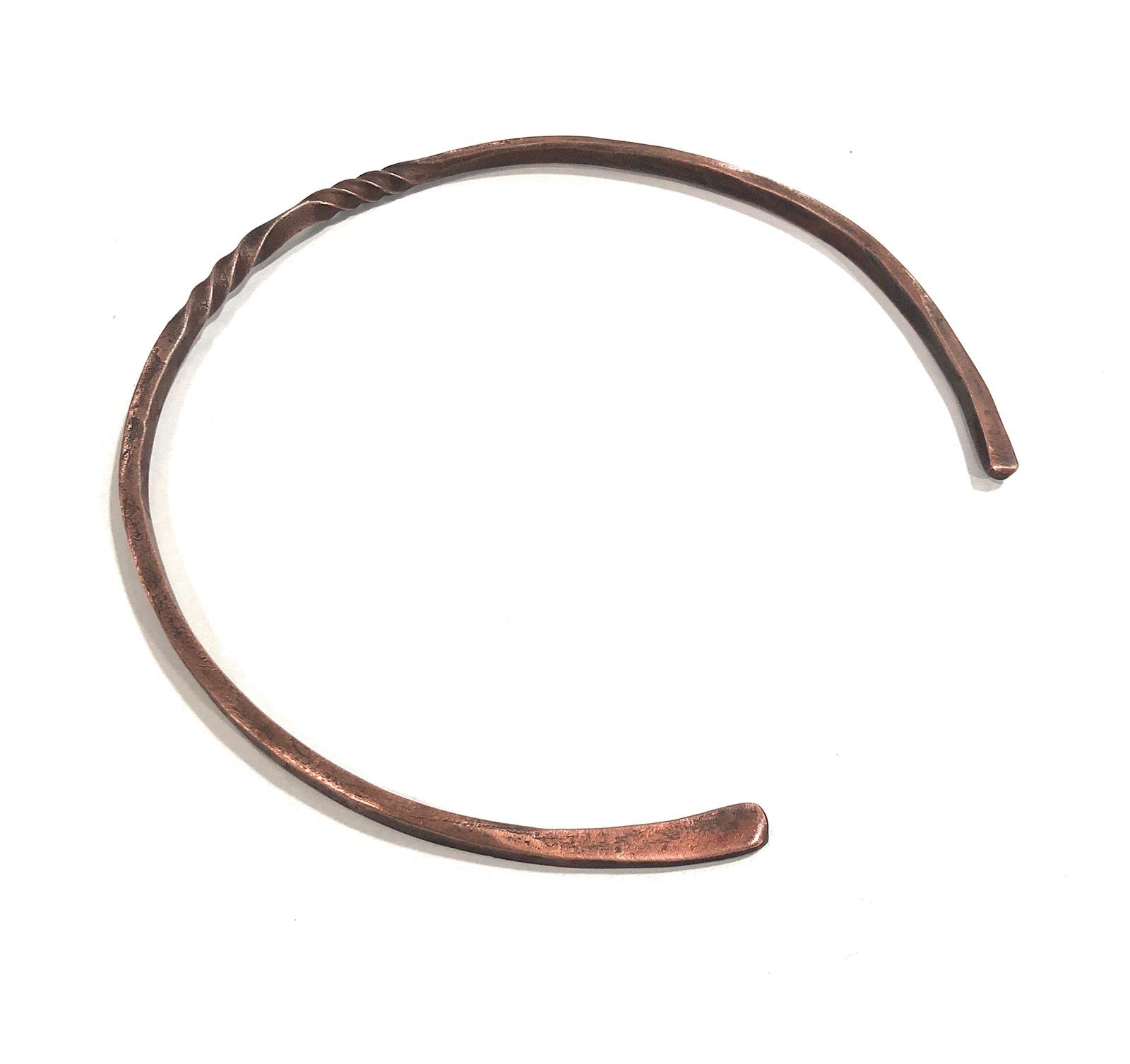 ARTIZANSTOREHand Forged Twisted Iron torc, Celtic Solid Metal Torc Rustic Vintage, Punk Unisex Torc, Viking, Handmade Jewelry, Rustic Gift for Men and Women Black