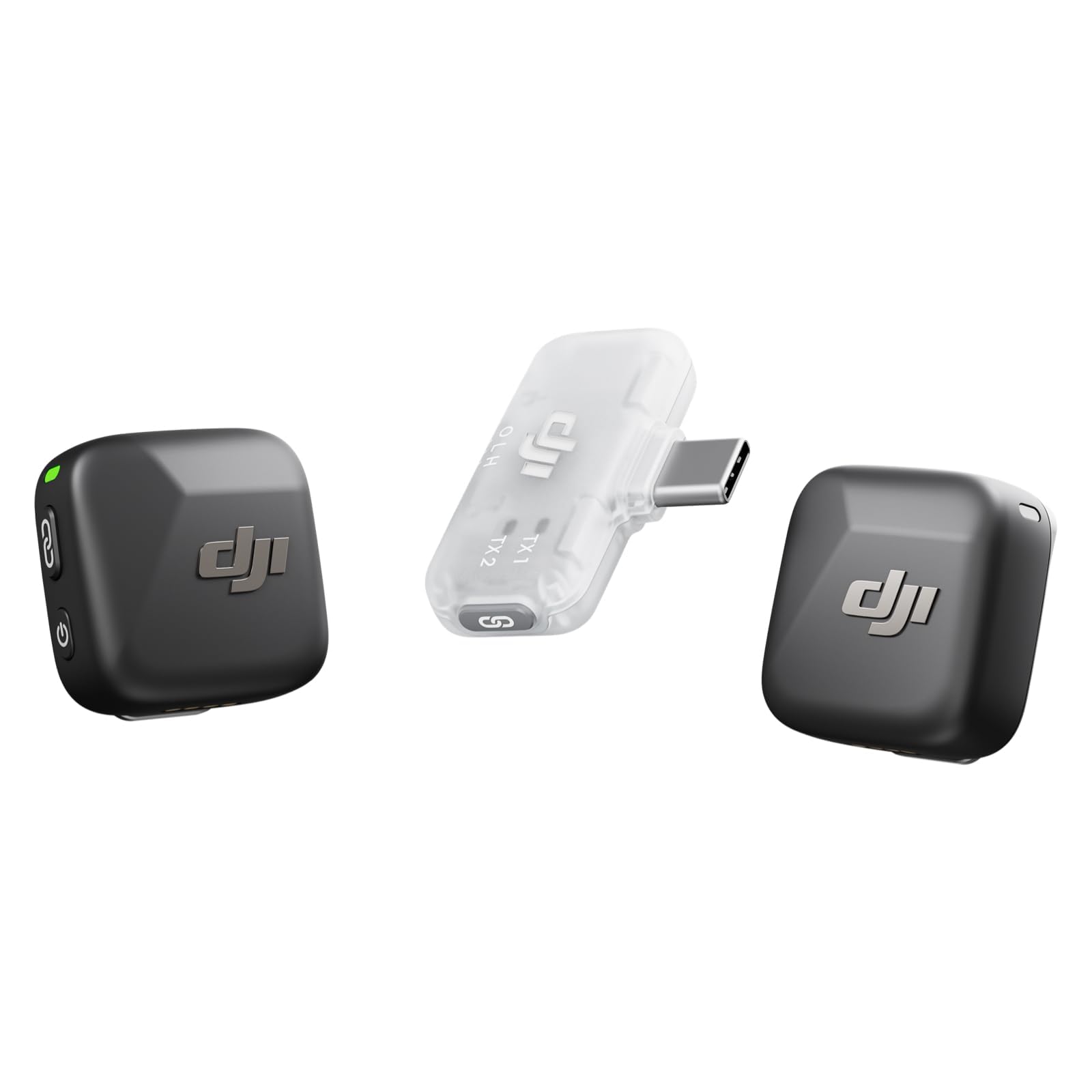 Amazon | DJI Mic Mini（2 TX + 1 モバイル RX）、ピンマイク、iPhone