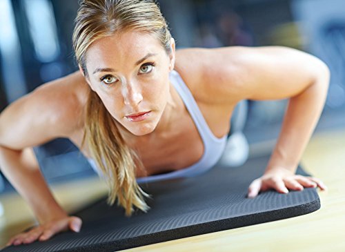 image for Crown Sporting Goods Extra Thick Yoga Mat, 5/8 Inch (16 mm) with No St
