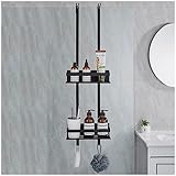 Servicio al Cliente de Calidad: Estos estantes para baño agregan espacio adicional para el baño, mantienen los accesorios de ducha diarios al alcance, la opción ideal para su ducha; Si por alguna razón no está satisfecho con el plato de ducha colgante, contáctenos en cualquier momento, le brindaremos una solución satisfactoria.