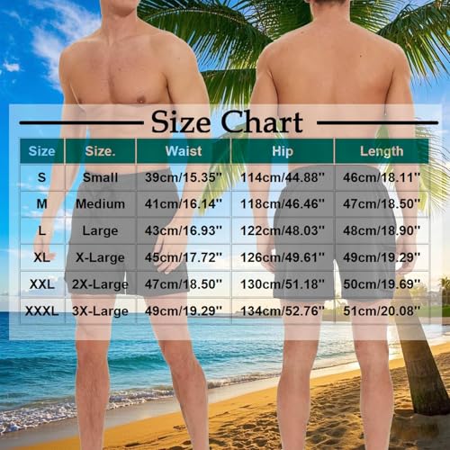Sinzelimin Men's Beach Shorts Fashion Quick-Drying Swim Trunks Board Shorts Lace up Elastic Waist Track and Field Sport Pants3