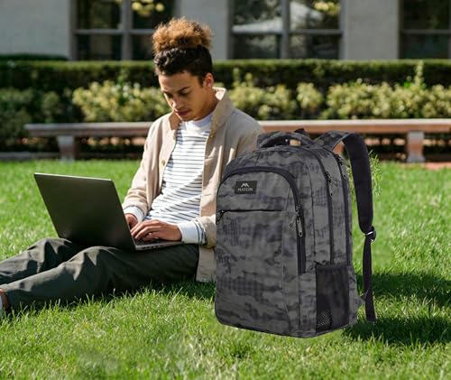 Image of MATEIN Travel Backpack with USB, Sturdy College School Backpack for 15.6 Inch Laptop with Anti Theft Pocket for Women & Men, Slim Lightweight Laptop Bag Computer Bookbag Daypack for Adult Teens Gift