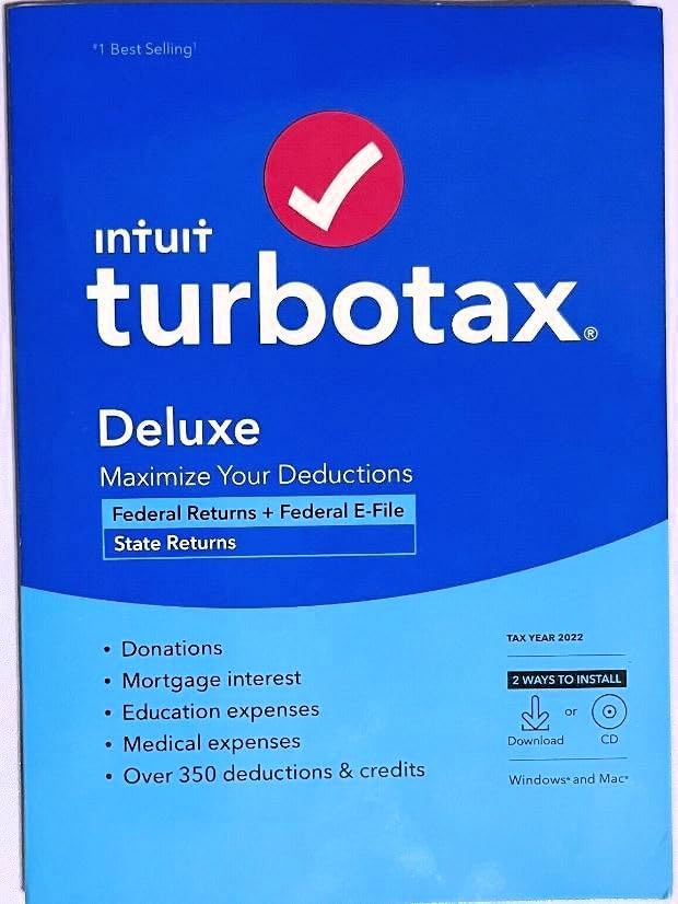 TurboTax Deluxe State 2022 Thumbnail
