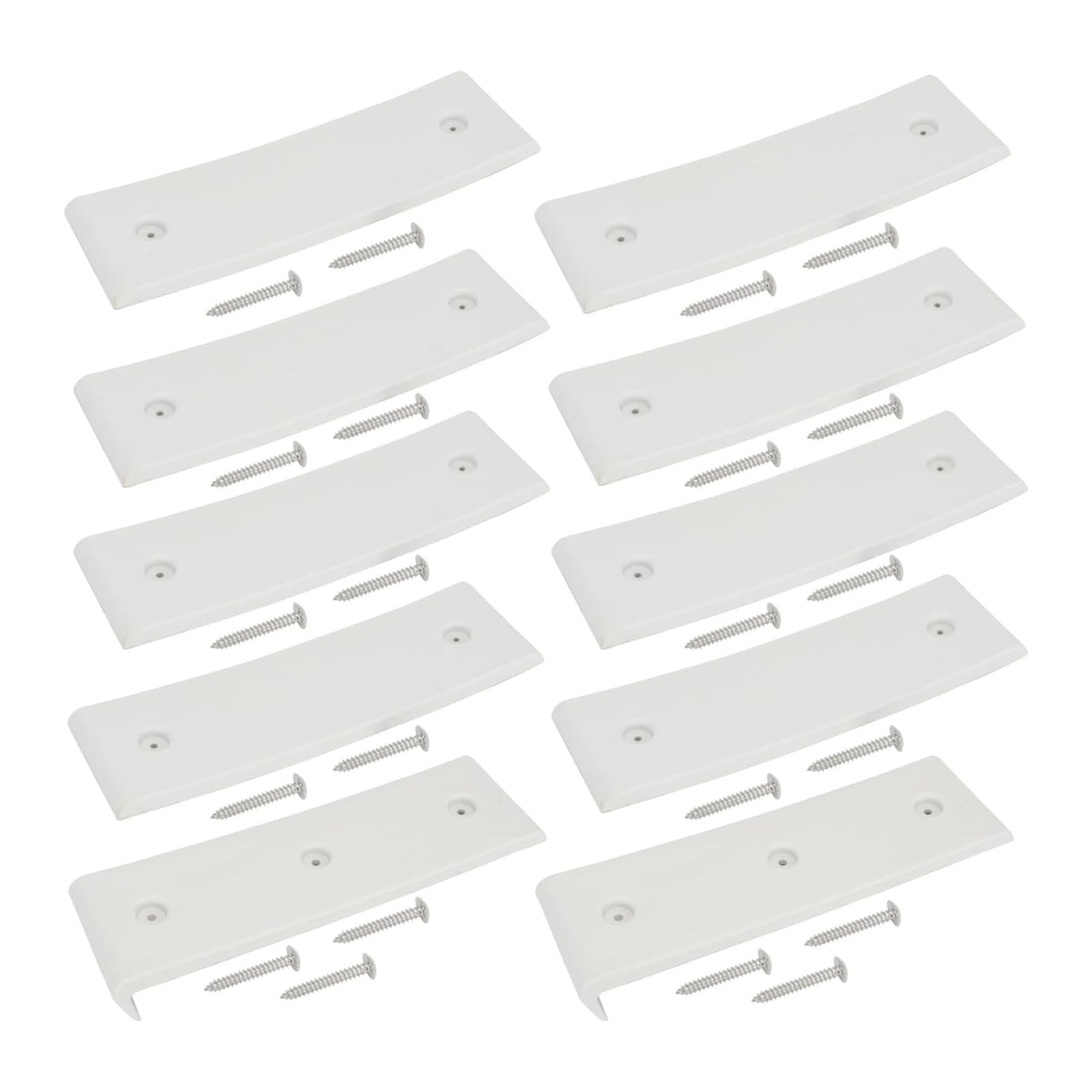 CUNZJIA Marine Trailer Bunk Slide Pads with End Caps for Boat Trailers ABS Component Strong & Erosion Resistant for 3X10 Inch