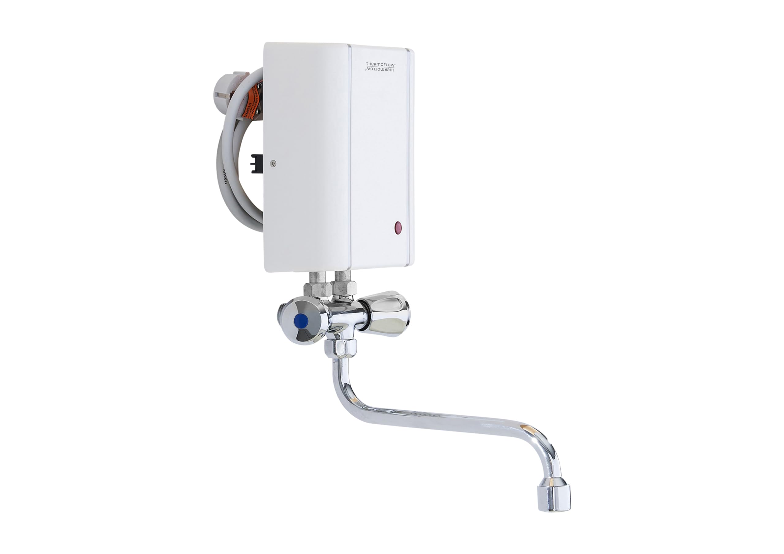Thermoflow Mały przepływowy podgrzewacz wody 3,5 kW z armaturą Typ/model: ELEX35ARM