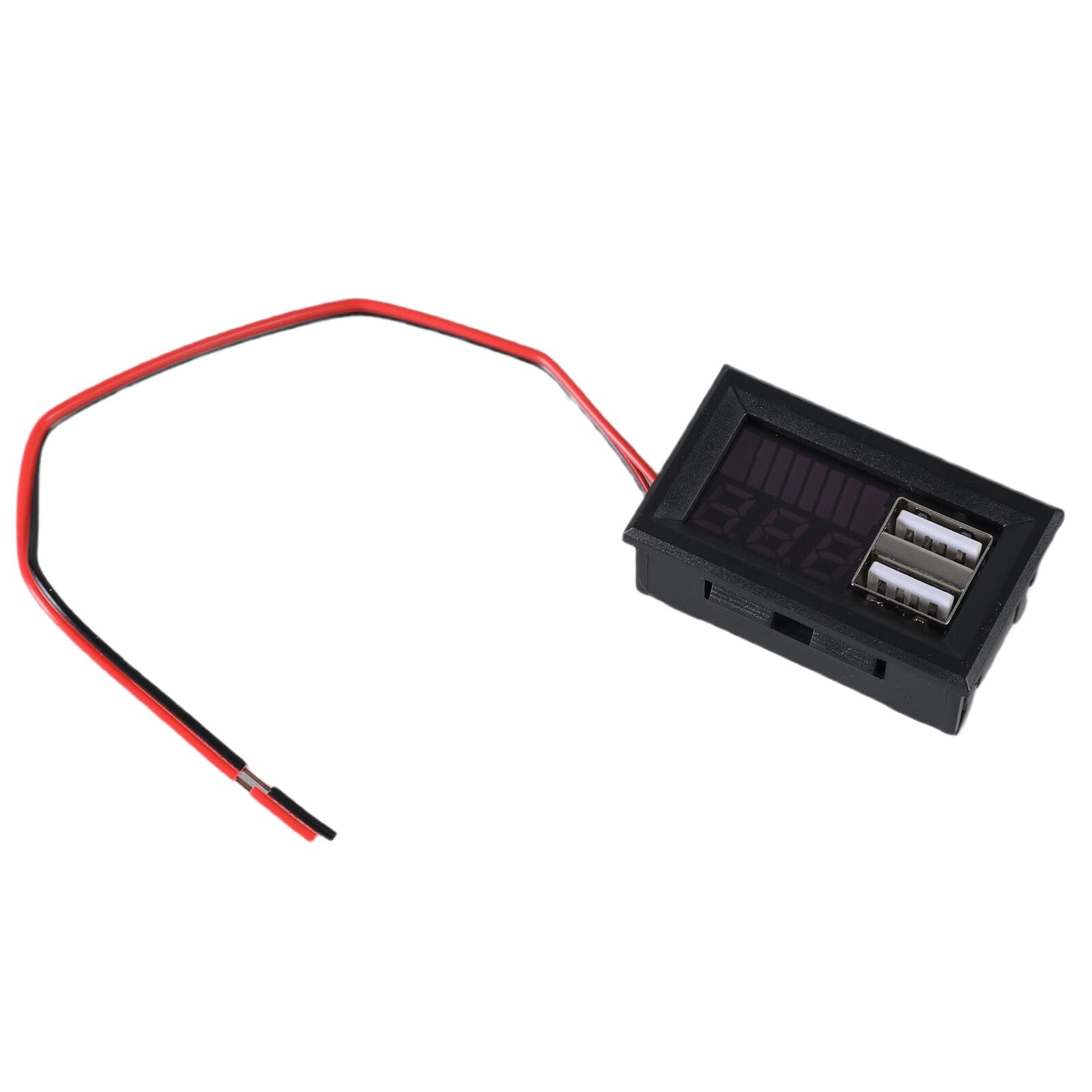 LED Digital Display Voltmeter Battery Tester Panel Voltages Tester Monitors for DC12V Car Motorcycles Voltages Meter Display Voltmeter