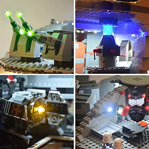 ADMLZQQ Light Kit Für Star Wars Death Star Kompatibel Mit Lego 75159 Wahrzeichen Gebäudeziegelsteine (Lego Set Nicht… – Bild 6