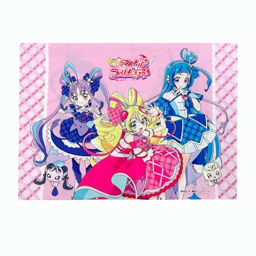 MORIPiLO 子供 枕カバー 低め キミとアイドル プリキュア ピンク 約28x39cm用 肌にやさしい綿100生地 洗える グッズ キャラクター まくらのモリシタ