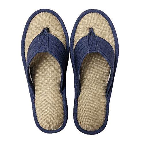 センコー S.D.S サニーサニー 鼻緒 スリッパ 約24cm ネイビーブルー 手を使わずに履ける立体鼻緒 61355