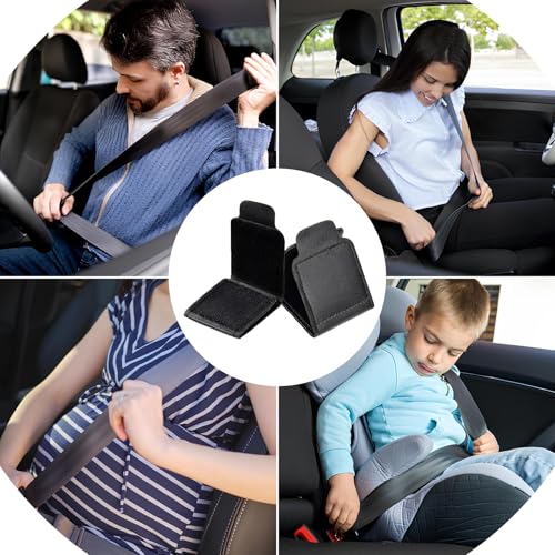 Sicherheitsgurt Clips,4 Stück Auto Sicherheitsgurt Versteller Universal Sicherheitsgurt Clip Sicherheitsgurt Einsteller Gurt Clip Sicherheitsgurt Positionierer zum Entspannen von Schulter und Nacken