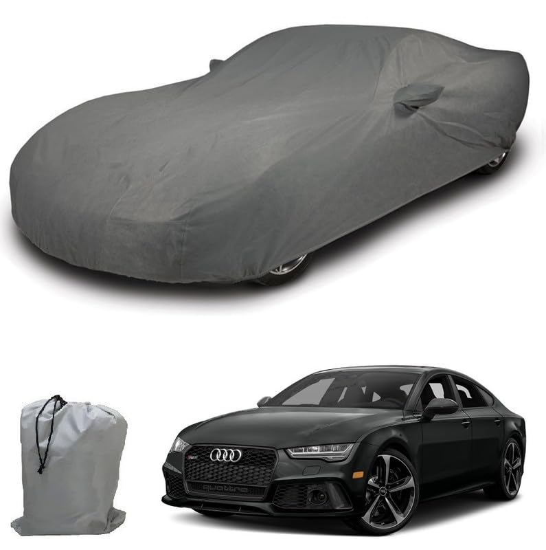 Image of ARCUATE Triple Layer Custom fit Car Body Cover for Audi RS7 |Top Layer Dustrproof | Middle Layer Waterproof | Bottom Layer Scratch Protection | Outdoor Indoor Fabric