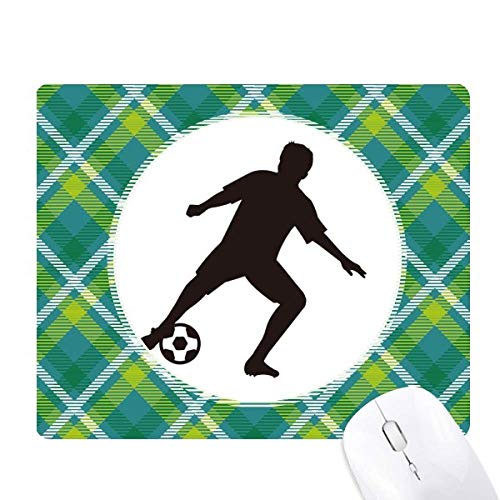 Tapis de souris motif pixel vert Outline pour bureau gamer et professionnel