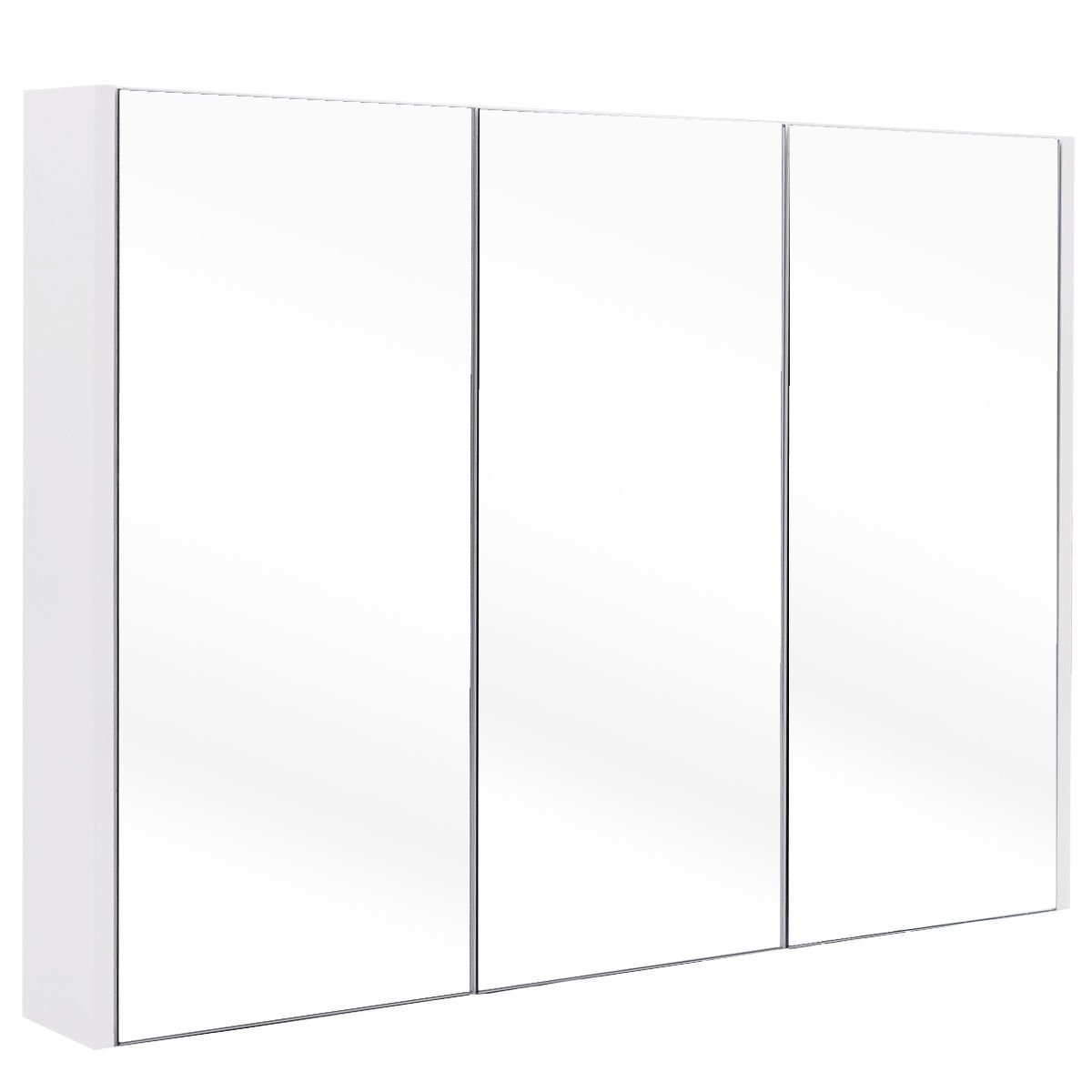 Buy Tangkula Mirrored Medicine Large Wide Wall ed Storage