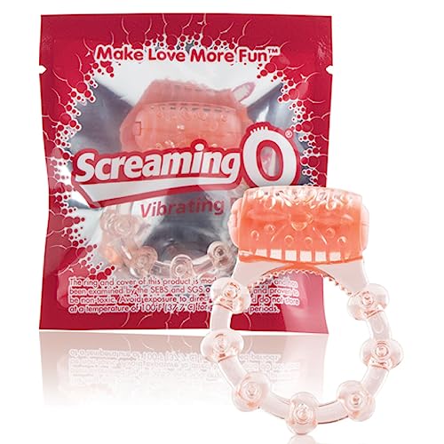 Screaming O Vibrating Ring – Disposable Penis Ring for Couples – Body‑Safe Silicone, Single‑Use Vibrator for Clitoral & Erection Pleasure – Water‑Based Lube Friendly