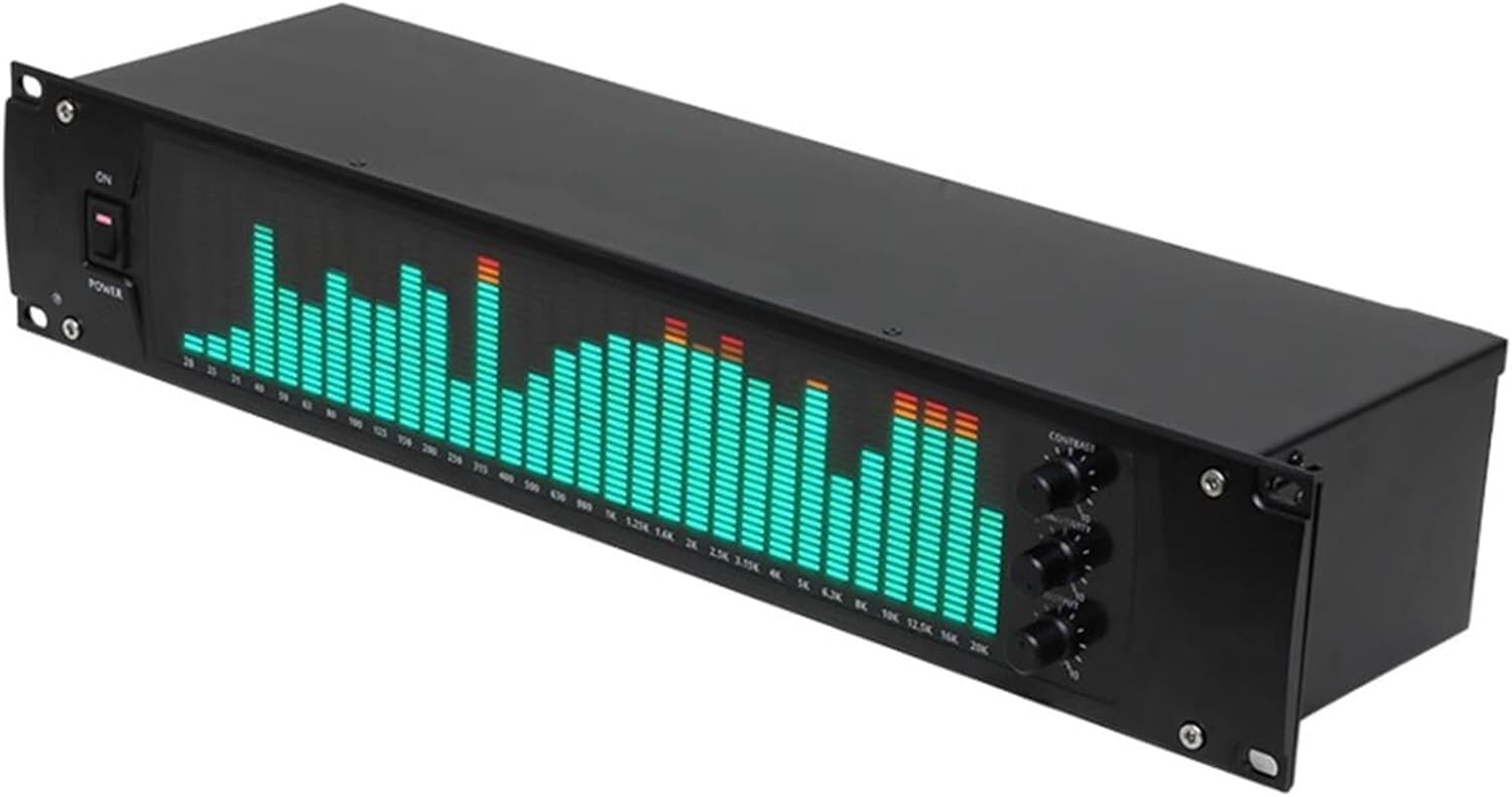 EPANO LXXW Equalizador Ecualizador Digital de 31 Bandas, Ecualizador gráfico estéreo/procesador de Audio, con Pantalla de Espectro LED y reducción de Ruido. Ecualizador de Audio