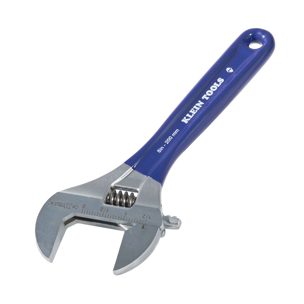 Klein Tools D509–8 20,3 cm Clé à molette avec Extra Large mâchoire