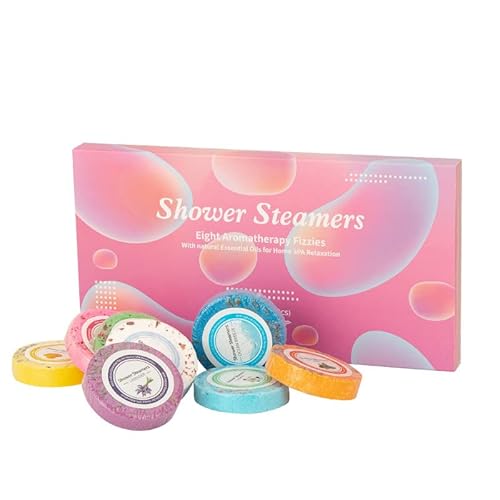 Vaporizadores de chuveiro de aromaterapia – 8 peças de bombas de banho com óleos essenciais para mul
