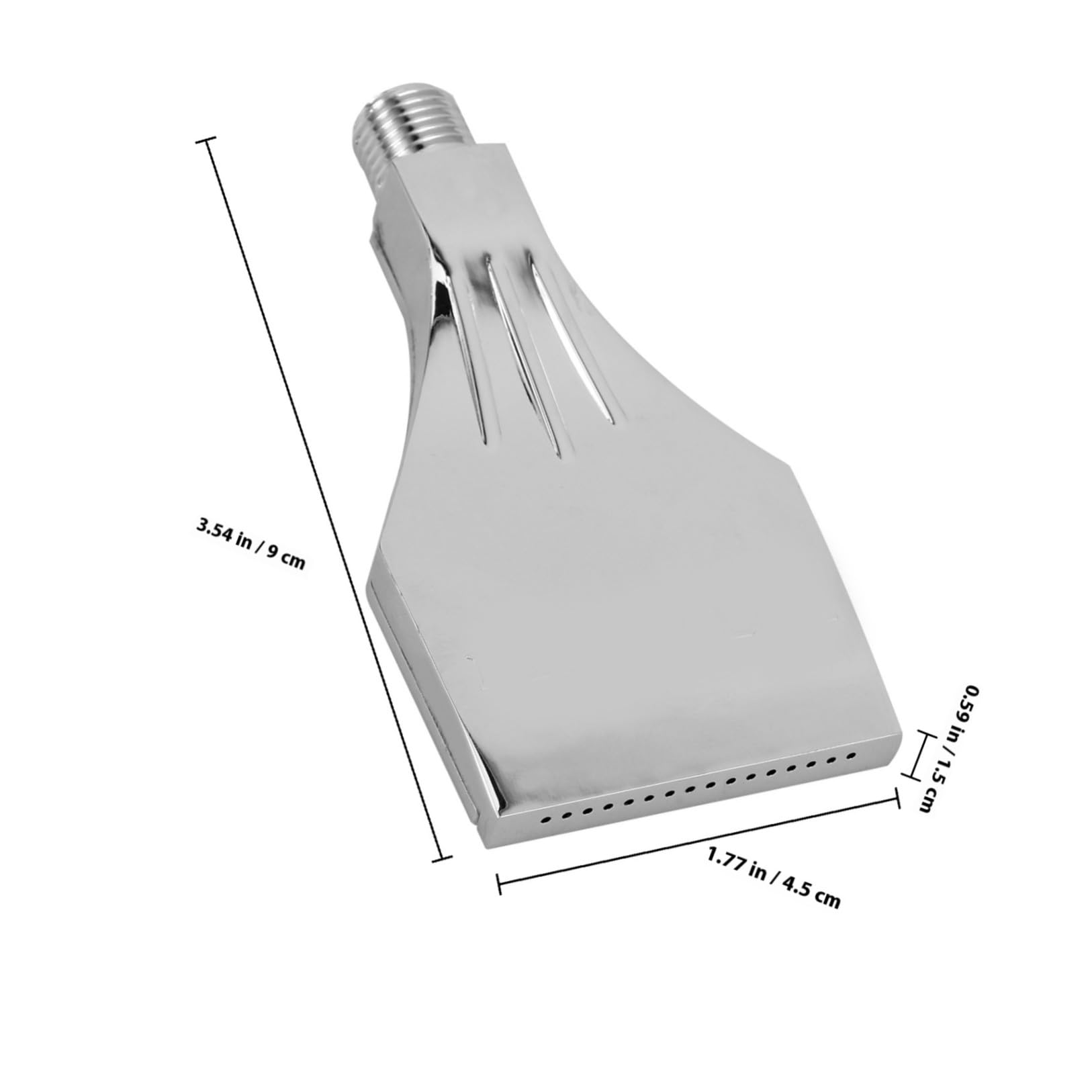 VANZACK 4 Pezzi Ugello del ventilatore in lega di alluminio ugello del soffiatore del compressore d'aria compressore aria accessorio asciugatrice orifizio dell'aria piatto