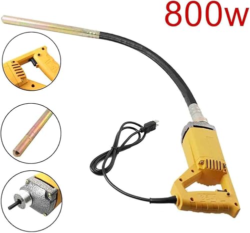Miniatura 3 de Concrete Vibrator Hand Held 800W Electric Concrete Vibrator with 1.2m(3.9ft) Copper Shaft Rod Portable Pencil Cement Vibrarator for Remove Air