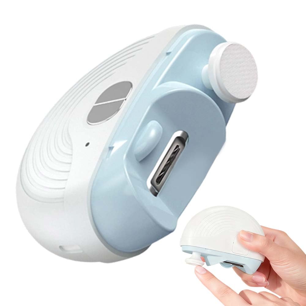 Electric Nail Clipper for Seniors 2026 New 2 in 1 Automatic Smart Nail Clippers with Polisher Adjustable 3