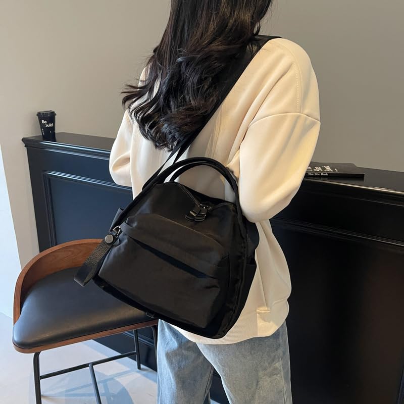 JQWYGB Crossbody Bags Top Handle Shoulder Handbags for Women Nylon Shoulder Bag Elegant Top Handle Tote Satchel Travel Purse2