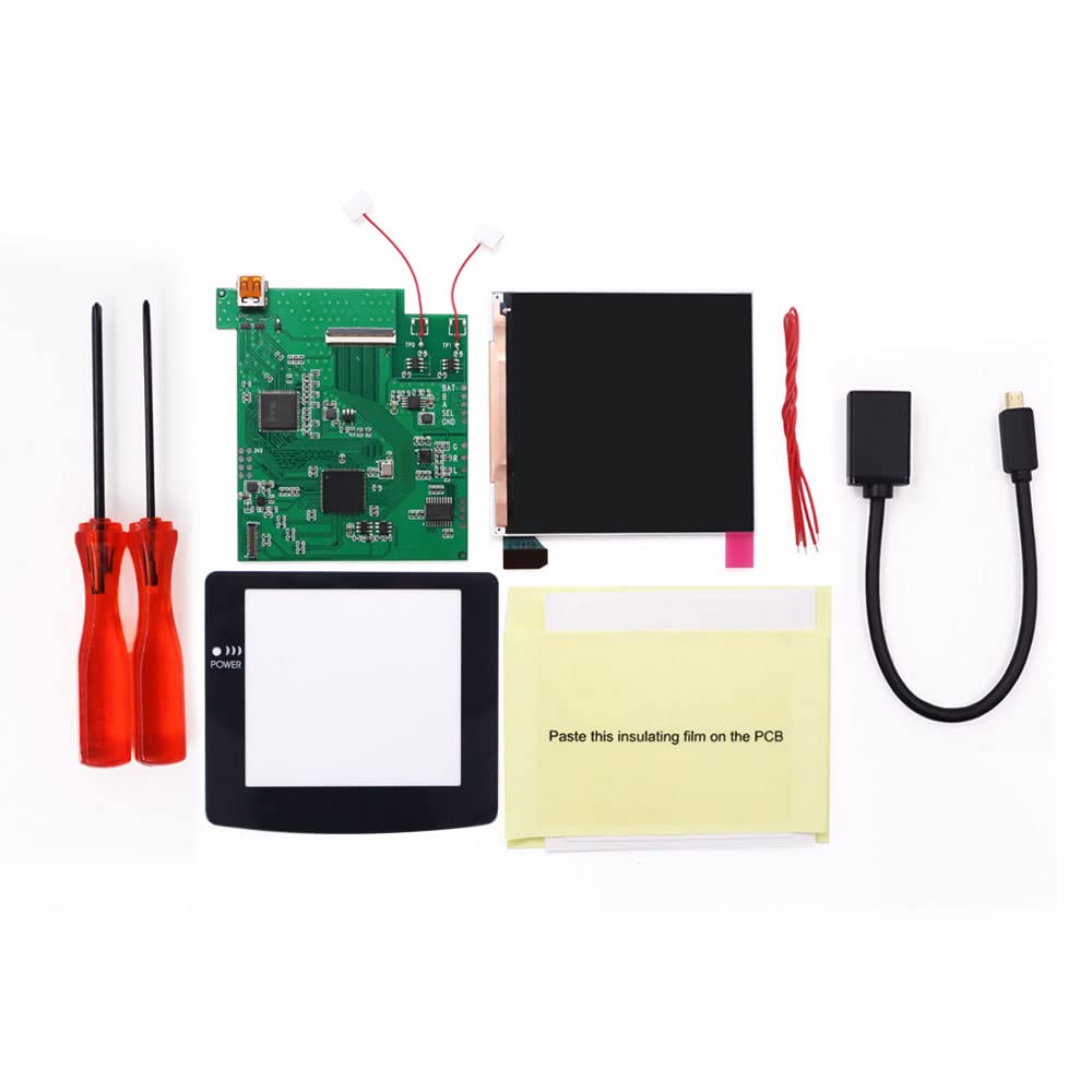 Amazon.co.jp: HISPEED 720P HDMIアダプター GBC用 Q5 OSDメニュー IPS 
