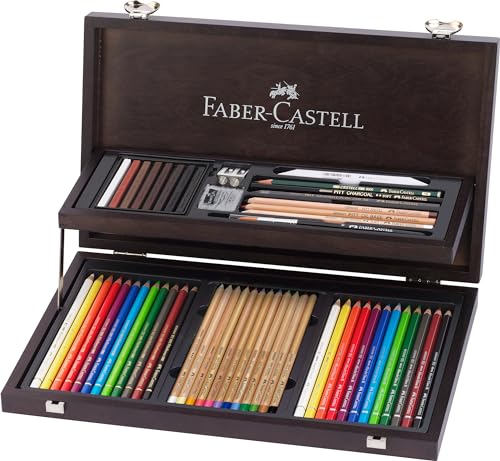 Faber-Castell 110084 - Art & Graphic Compendium 53er Holzkoffer...