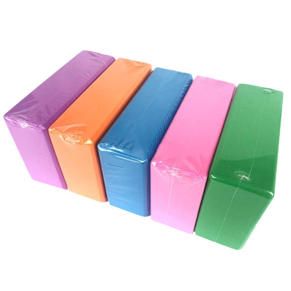 AIZYR Bloque De Yoga, Bloques Yogaer Yoga - Espuma EVA De Alta Densidad Bloque De Ejercicio Monocromo, Soporte Instantáneo Y Mejora Tus Poses Y Flexibilidad,Verde