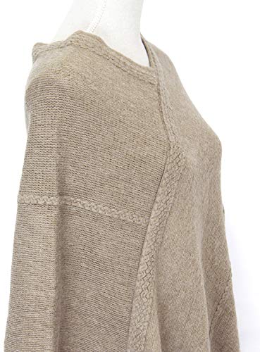 stylesilove Women Trendy Brushed Soft Knit Poncho with Fringe Trim Chic Shawl3