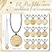 Tondiamo 12 Pcs Christian Necklaces for Women – Inspirational Scripture Pendant Set with Words of Faith, Love & Encouragement – Religious Gifts for Friends, Sisters or Self-Care