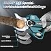 Akku-Astschere Professionelle Passend Kompatibel mit Makita Akku, 40mm Elektrische Gartenschere, SK5 Klingen, LED-Display, Doppelte Sicherheitsverriegelung für Garten, Sträucher und Äste