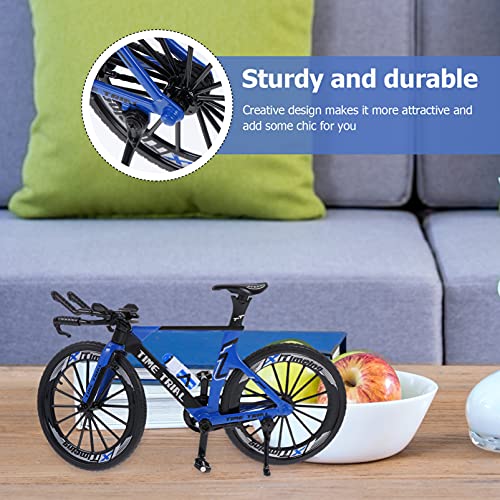 Toyvian Ornament Fahrrad Bike Bergmodell Miniaturmodell Mountainbike Fingerräder Spielzeug Mini-Fingerbike Rennrad Schreibtischaufsatz Geburtstagsgeschenk für Kinder