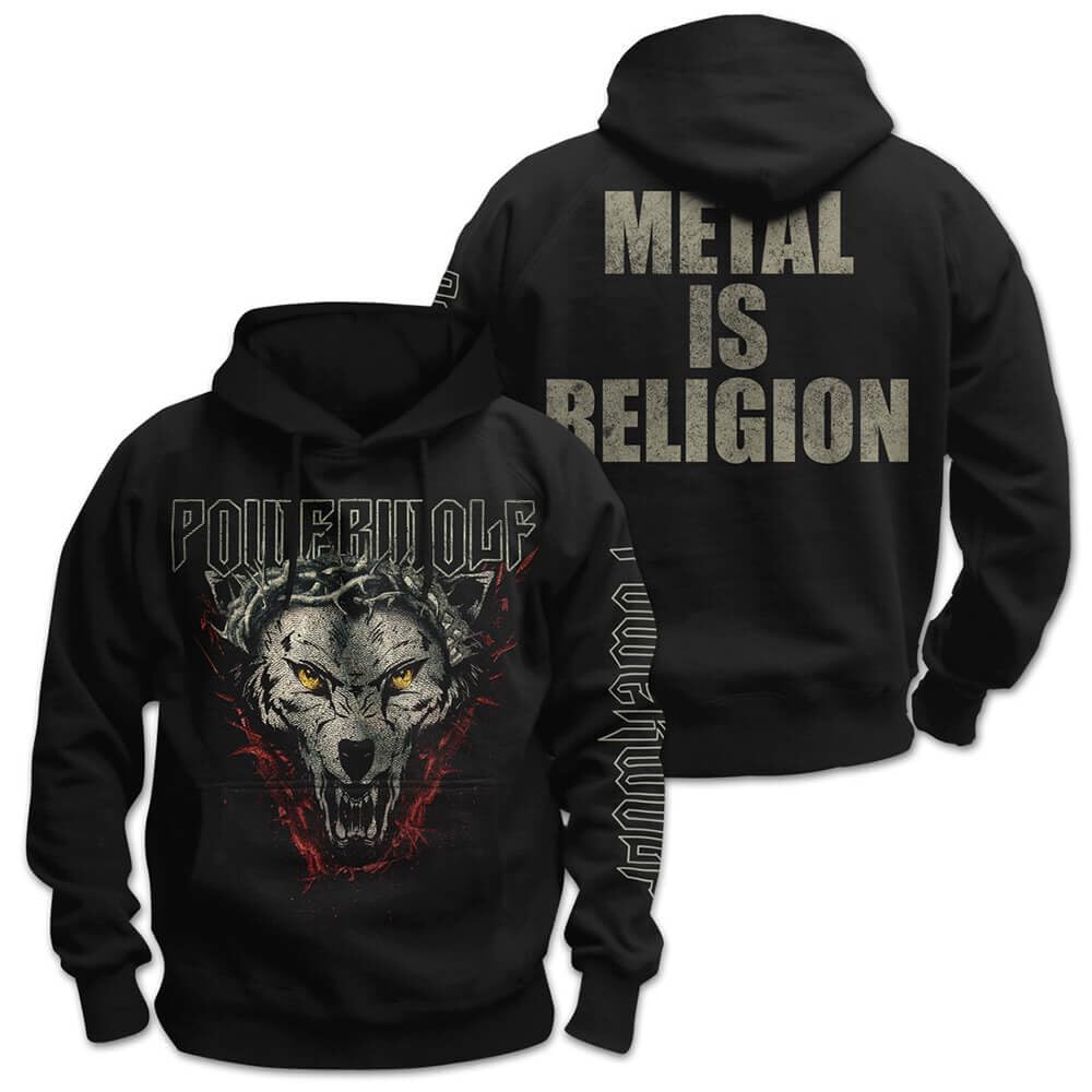 Powerwolf Metal is Religion Männer Kapuzenpullover schwarz Band-Merch, Bands