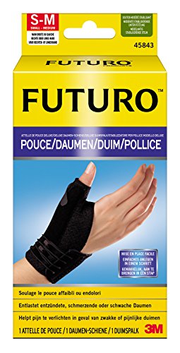 FUTURO FUT45843 Daumen Schiene, latexfrei, S - M, schwarz