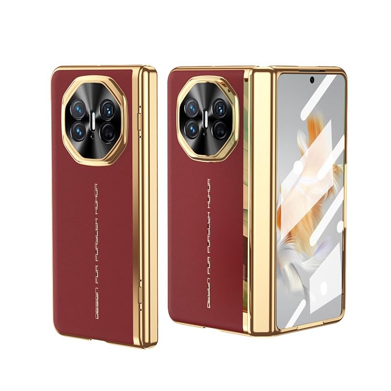 Housse Huawei Mate X3 rouge vermeil idéale pour le bureau et les voyages
