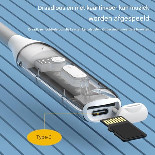 Ear Buds, Wireless in Ear Headphones, 1 Piece, Lightweight Neckband Design, Comfortable Double Microphone Headset, Magnetic Sports Earbuds for Gym, Home, Workout, Travel, Running - Afbeelding 6