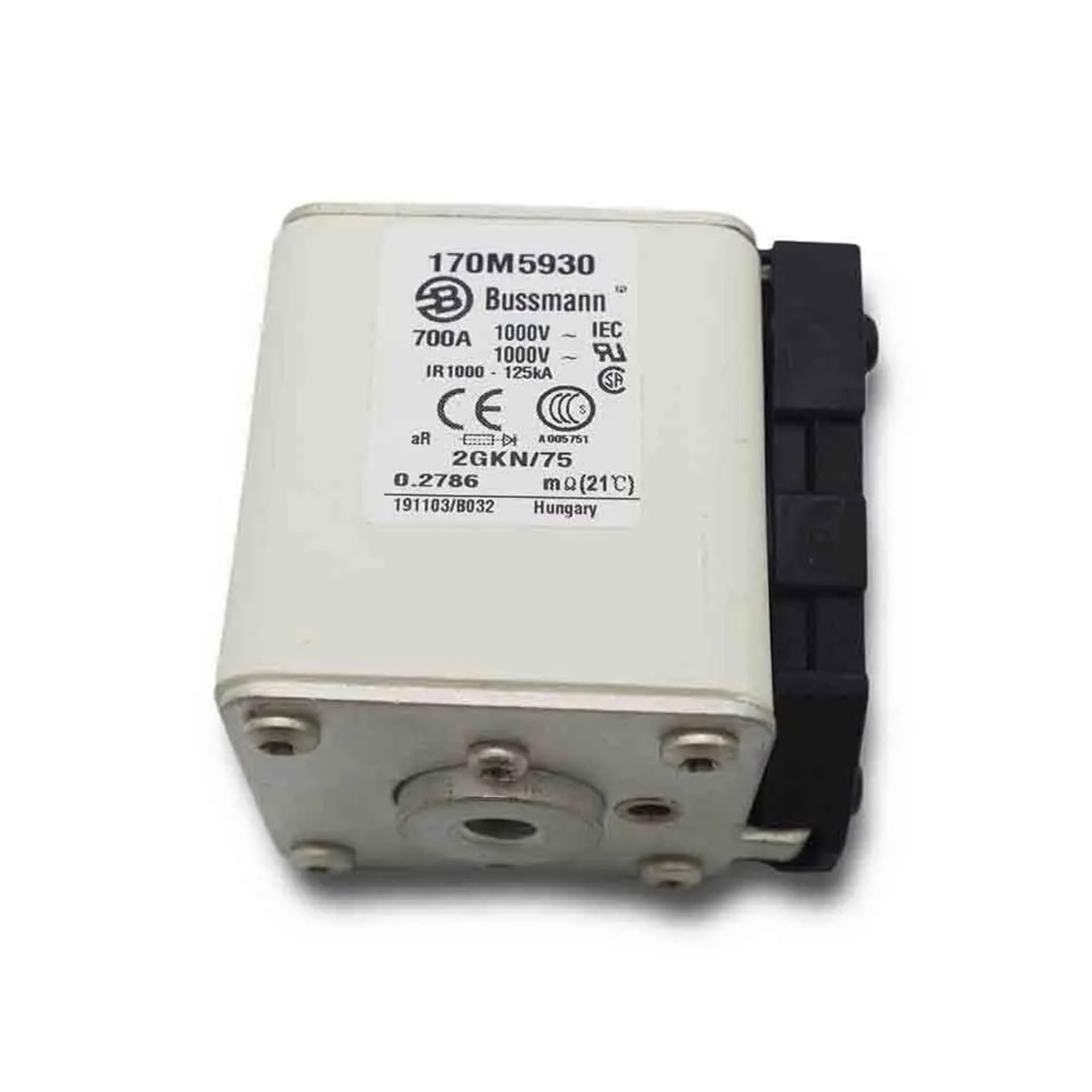 Bezpiecznik termiczny do samochodu kwadratowy korpus 170M5961 element elektryczny energia