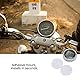 YUNYODA Mini Motorrad Uhr, Universal Wasserdicht Motorraduhr, Digital Uhr Stick-On für Fahrrad/Motorrad/SUV Verschiedene Modelle kleines Schwarz