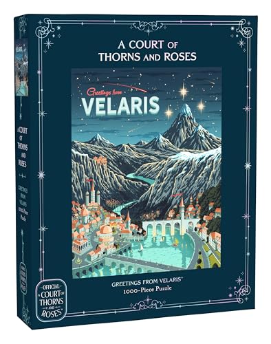 Rompecabezas Oficial A Court of Thorns and Roses Colección Greetings from Velaris 1000 Piezas de Cartón miniatura 1