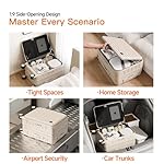 Top Opening Expandable Lightweight PC Hard Shell Suitcase, 20 Inch Carry On Luggage with TSA Lock, 360 Silent Spinner Wheels, Cup Holder, Ideal for Business Travel Suitcase (Beige) - Image 5
