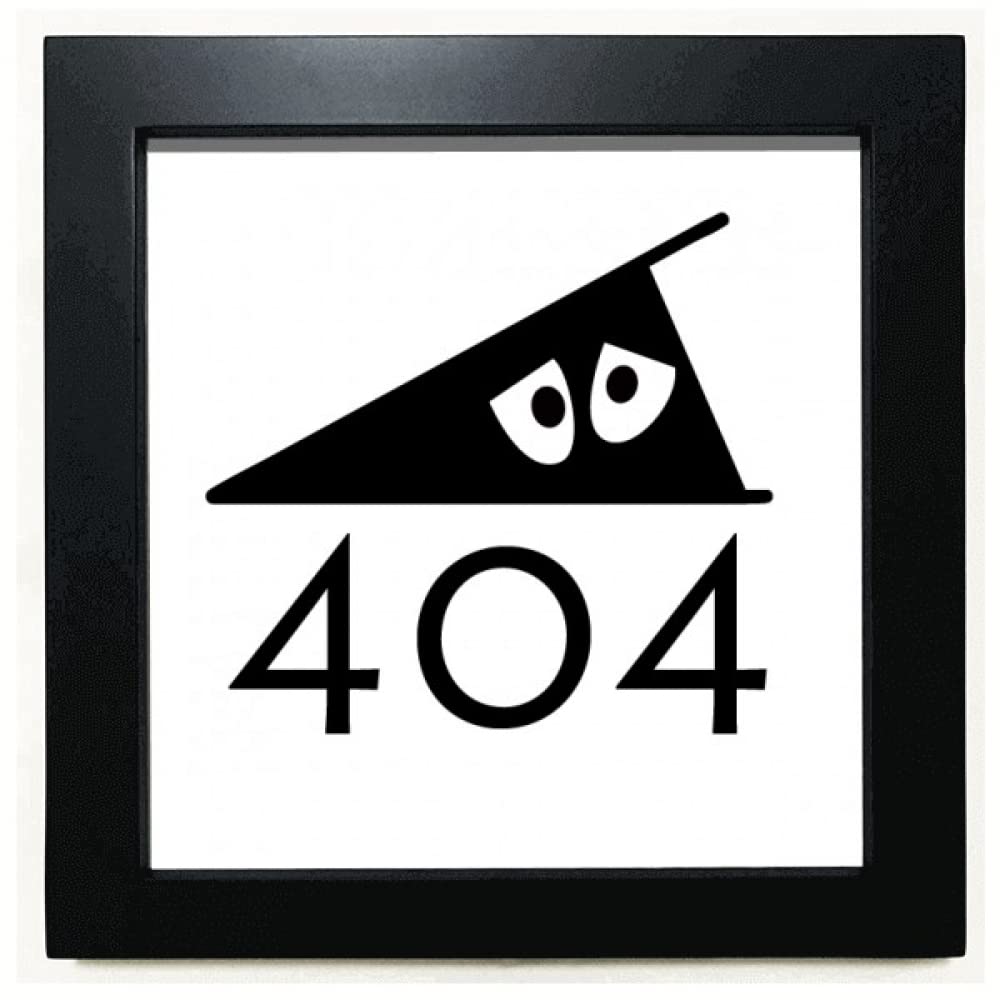 Loss Eye Observation Judgment Black Square Frame Picture Wall Tabletop