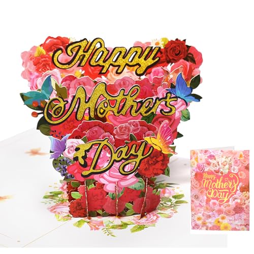 �n�b�s�[��̓��J�[�h 3D ��̓��J�[�h �� ��̓��J�[�h �o���N 5.9 x 7.87�C���` 3D ��̓��J�[�h ���⑧�q���� �c��ւ̃��j�[�N�ȕ�̓��M�t�g