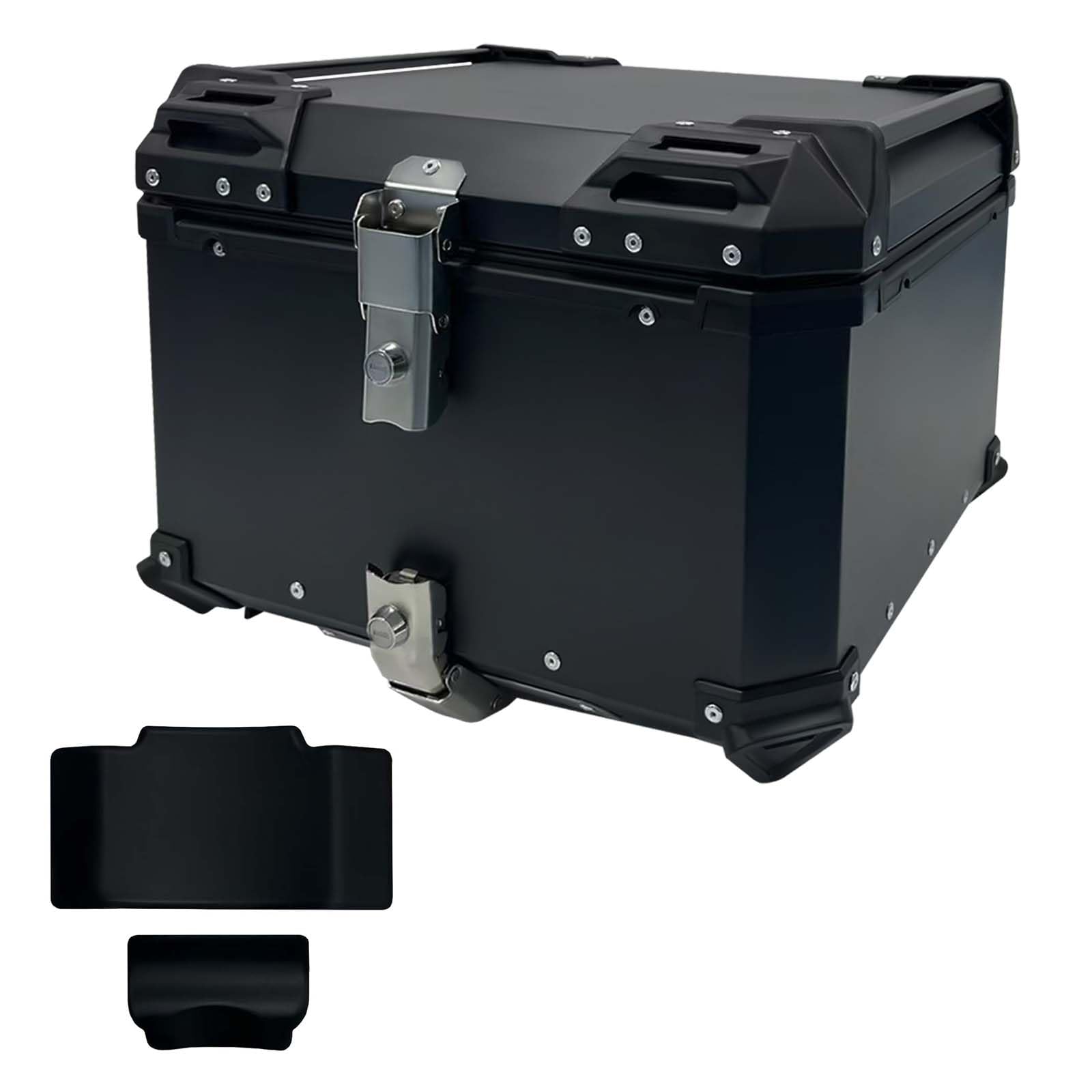 中古美品 リアボックス 55l バイクリアボックス アルミ製トップケース 