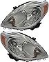 Compatible with Nissan Versa Sedan Headlights Lamps Set 2012 2013 2014 Halogen Driver and Passenger Side